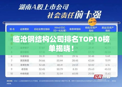 臨滄鋼結(jié)構(gòu)公司排名TOP10榜單揭曉！