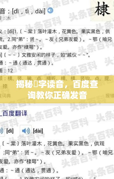 揭秘詶字讀音，百度查詢教你正確發(fā)音