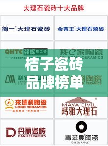 桔子瓷磚品牌榜單揭曉，十大熱門(mén)品牌排名一網(wǎng)打盡